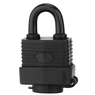 防水挂锁家用防盗户外锁头防锈储物柜门锁车篮子锁小锁带钥匙长梁