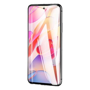 适用红米note10pro钢化膜redminote10手机redmi小米noto10por全屏覆盖pr全包边n0te全包nont蓝光red保护0贴膜