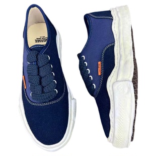 三原康裕余文乐同款MMY溶解鞋联名款日系做旧小众板鞋帆布鞋男女