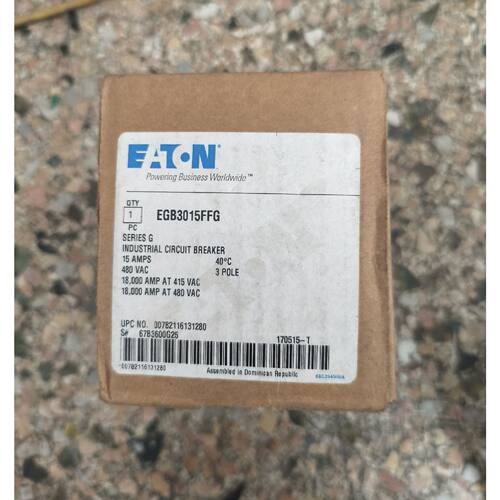 【议价-可维修】Eaton 断路器 EGB3015FFG 3P15A /二手均有货