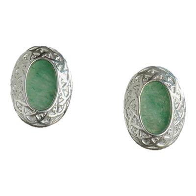 UNEND止续纯银翠镜耳钉