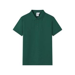 220克装修房地产中介服务人员工作服定制polo衫短袖t恤工衣印logo