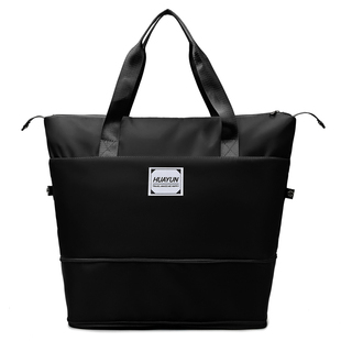 可折叠旅行包女扩容大容量行李包短途出差轻便手提防水衣物收纳袋