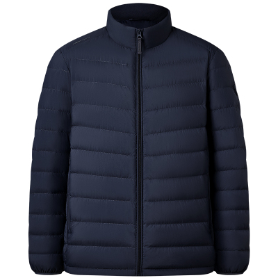 坦博尔立领短款轻薄羽绒服男士