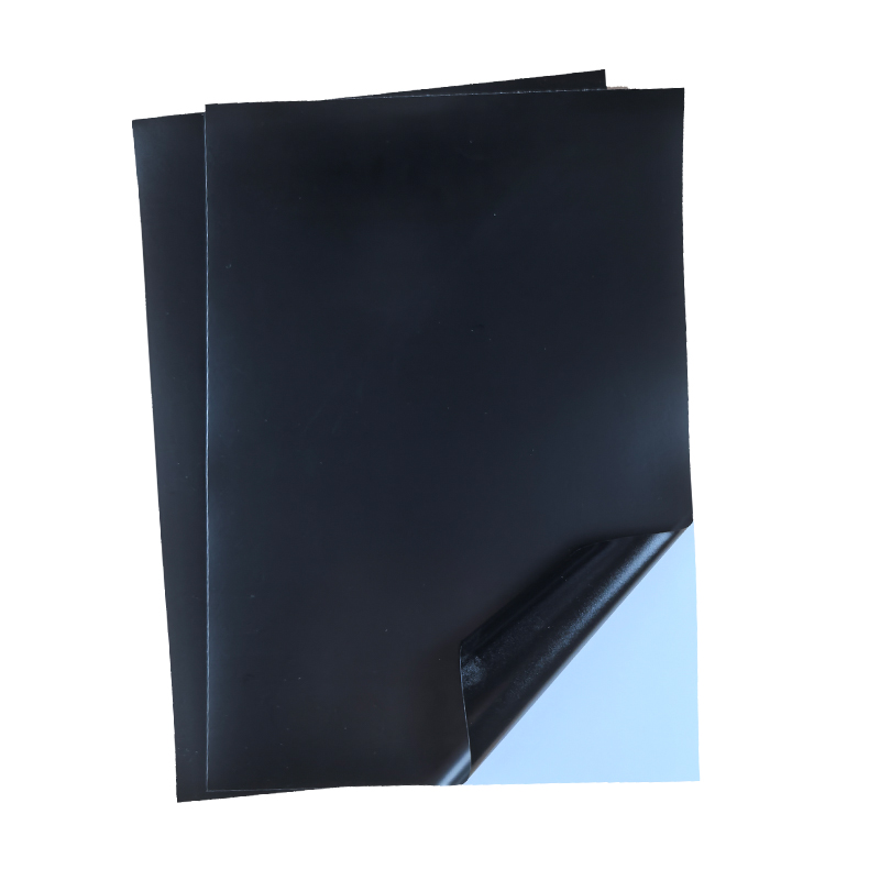 黑色PVC纸A4黑色不干胶不透标签纸印刷标签背胶贴纸亮黑哑黑背胶
