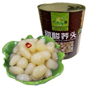 荞头酸甜新鲜腌制甜酸水晶藠头农家泡菜糖醋茭头江西特产出口罐头