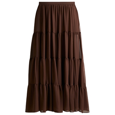 HM女士半身裙2025年秋季新款层叠半身长裙1295832