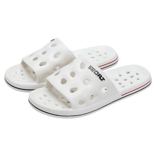浴室防滑拖鞋男士夏季室内家居卫生间洗澡镂空漏水速干凉拖鞋男式