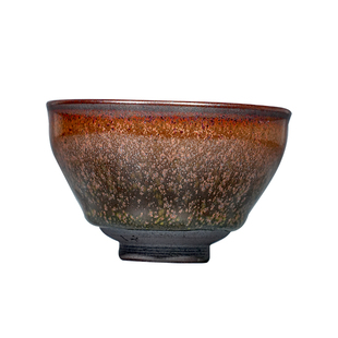 吴志勇建盏束口万物生茶盏建阳建窑陶瓷茶器单杯子礼盒装手工茶杯