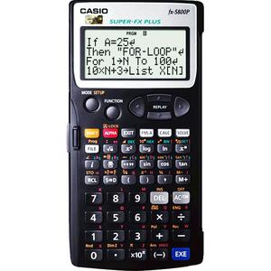 CASIO卡西欧官方旗舰正品FX-5800P工程测量高效编程计算器fx5800p房建道路测绘土木桥梁专业计算机送程序教程