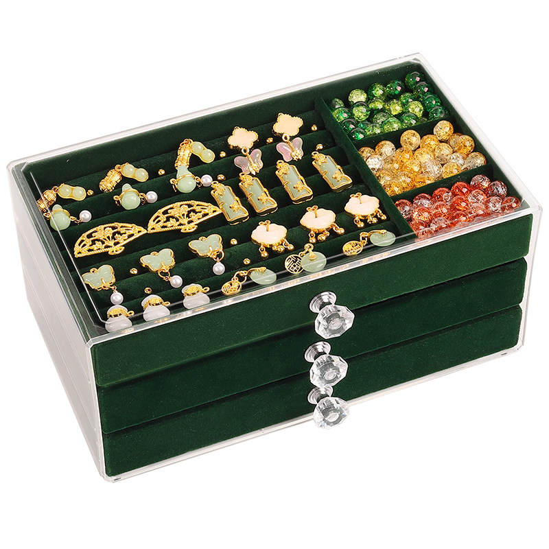 串珠礼盒女孩古风手链手串儿童手工diy材料女童的生日礼物玩具9子