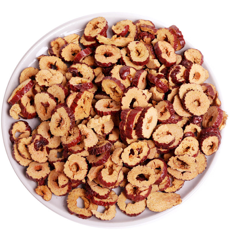 新疆若羌无核脆红枣干红枣片枣圈零食精选500g酥红枣干片泡水泡茶