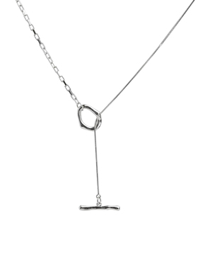 JUSONGKLEIN百搭长款毛衣项链