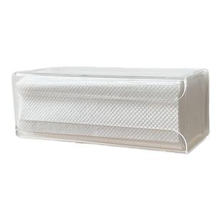 擦手纸盒挂壁式卫生间抽纸盒免打孔台面擦手纸巾盒倒挂小号纸巾架