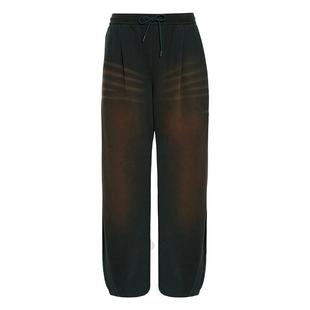 阿迪达斯三叶草女装2025冬季新款CURVED KNIFE休闲运动裤IA7518