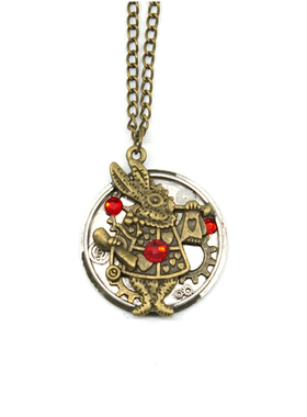 蒸汽大陆兔子项链吊坠