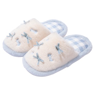 EVA大童棉拖鞋女童防滑秋冬季新款室内家居甜美可爱亲子学生棉鞋