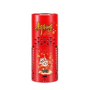 过年2026新款烟花新年春节七彩泡泡机鞭炮礼花吹泡泡儿童礼物充电