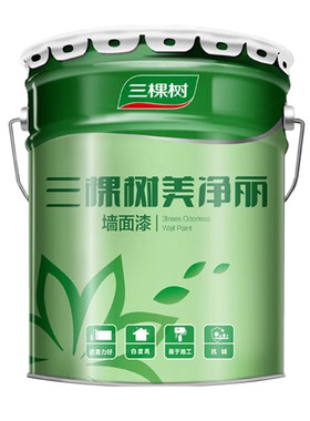 水性环保面漆内墙涂料三棵树哑光