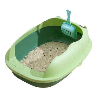 猫砂盆小号幼猫专用半封闭式防外溅猫厕所防臭猫沙屎盆子宠物用品