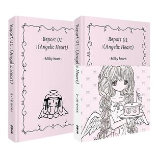 韩国domi卡通贴纸书咕卡甜美少女32张ins手帐手机壳拼贴新款第3弹