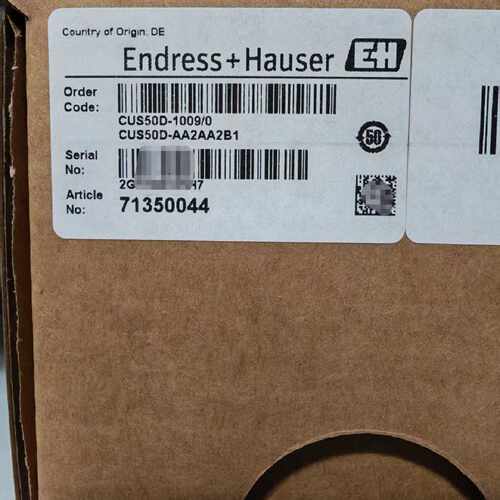 议价EH恩德斯豪斯污泥浓度传感器   CUS50D-AA2AA2B1  原装正品