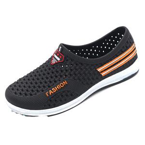 洞洞凉鞋男潮夏季运动网眼包头外穿凉拖男士外出沙滩防水镂空男鞋