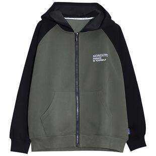 胖童外套男童春秋新款加肥加大码连帽卫衣青少年胖男孩秋装上衣潮