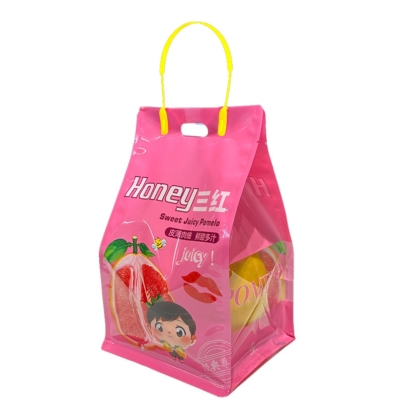 蜜柚打包袋加厚红柚手提袋可定制礼品袋/塑料袋
