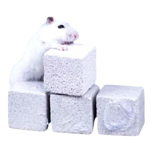 仓鼠磨牙石金丝熊玩具龙猫磨爪火山岩兔子荷兰猪用品松鼠刺猬造景