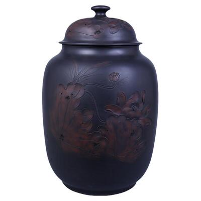 30升建水紫陶李正龙净水缸