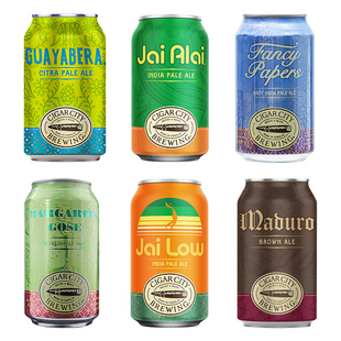 美国进口cigar city雪茄城回力球IPA短袖夹克西楚IPA精酿啤酒罐装