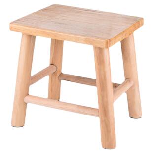 圆木凡品小凳子家用实木凳子小型木头凳子儿童矮凳客厅板凳方凳