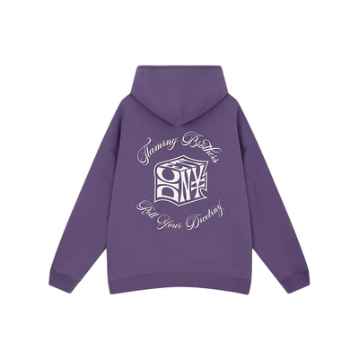 印花DICETINY发泡印花帽衫