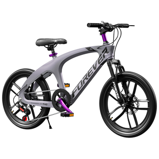 永久新款儿童自行车18-20-22寸镁合金车架单车可变速男女学生车