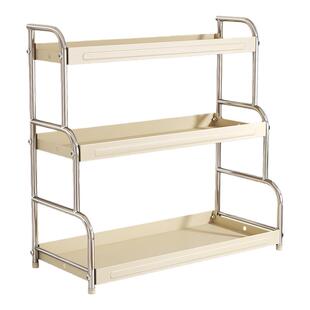 厨房调料品置物架家用多功能不锈钢台面调味料架筷子桌面收纳架子