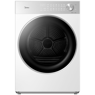 美的10kg家用全自动大容量变频热泵烘干除菌自清洁滚筒干衣机L1