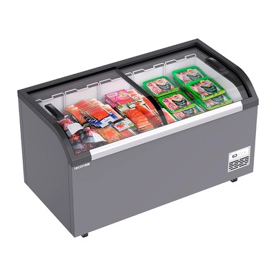 【推荐】乐创卧式大容量冷冻岛柜