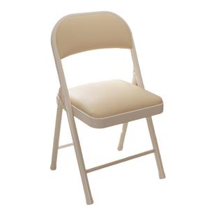 简易折叠椅子宿舍电脑椅家用小型靠背椅办公培训用凳子出租房餐椅