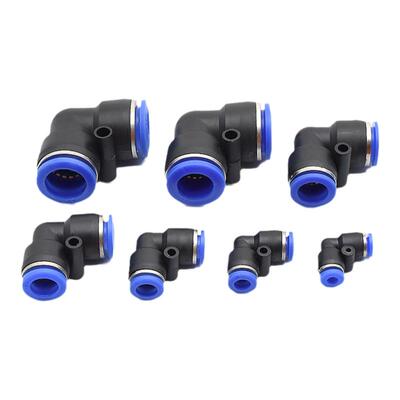 10个PV气动管快速接头快插弯通