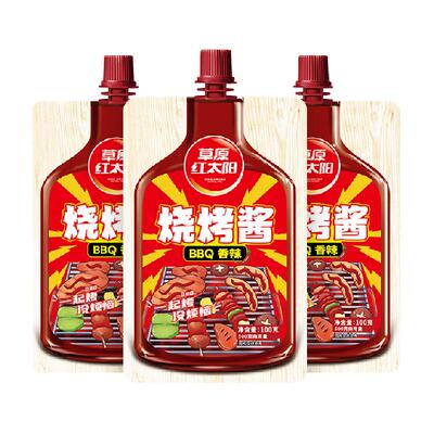 草原红太阳烧烤酱甜辣过瘾
