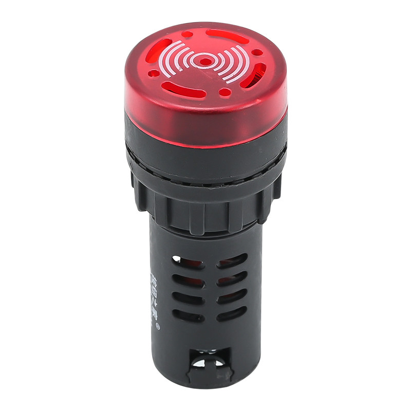 优质闪光声光蜂鸣器AD16-22SM 24V报警器22MM 12V  110V 220V