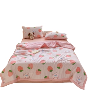 夏被单件可机洗学生宿舍单人夏凉被儿童空调被2025新款夏季薄被子