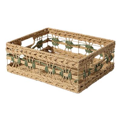 日式编织玩具零食杂物储物盒