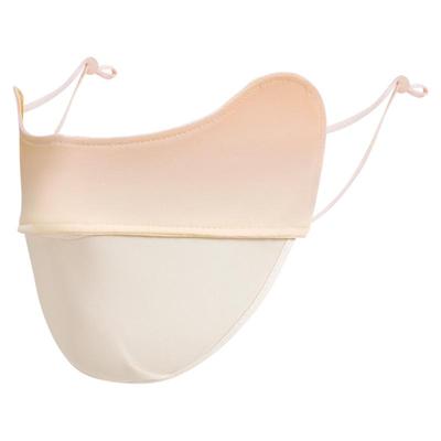 防晒口罩女护眼角透气面罩防紫外线全脸冰丝夏季遮阳渐变腮红脸罩