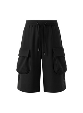 阔腿高腰工装七分裤女夏季韩系