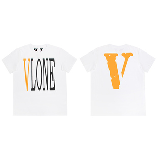 VLONE Tee 背后大V 短袖T恤 男女同款