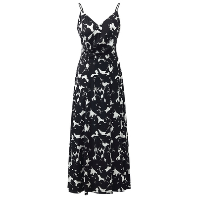 歌莉娅夏季真丝连衣裙高端吊带裙