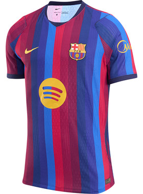 Nike耐克巴萨足球服T恤短袖球衣