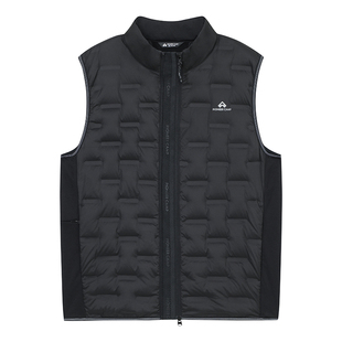 拓路者羽绒服跑步马甲男款秋季无袖轻羽绒运动马甲上衣立领外套